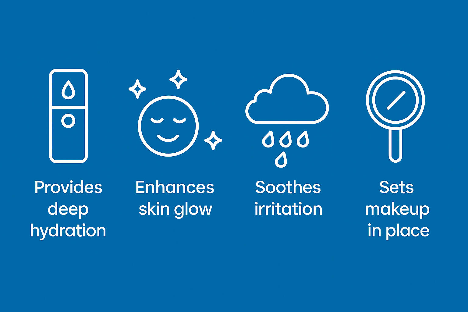 Benefits of using a nano mist sprayer: Hydrates skin, enhances glow, soothes irritation, and sets makeup in place Nano mist sprayer benefits including deep hydration, enhanced skin glow, soothing irritation, and setting makeup